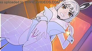 Noir's Bedtime Turns Into Uncensored Hentai Fun