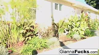 Gianna and Pinky are teaming up to tease and suck this big cock