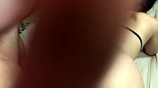 Cute teen with big ass has sex with roommate in POV bent over