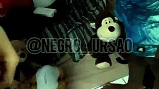 Orgy with three straight guys - complete on red