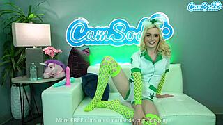 Hot teen nurse cosplay with toys!