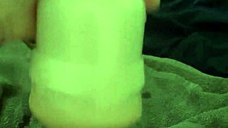 X900d Solo Fleshlight Wank Internal Cumshot