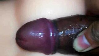 trying my silicone toy on my big ass