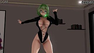 Gumi Vocaloid Shows Big Tits And Ass