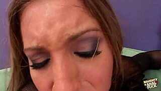 Kinky Blonde Takes Two Cumshots Anal