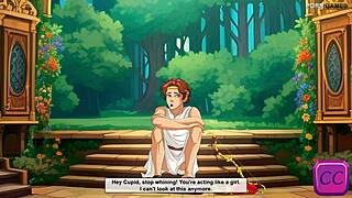 Cupid engages in fucking horny greek whores in anime hentai style.