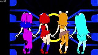 why are the pacman ghost girls dancing in three phases?