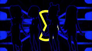 why are the pacman ghost girls dancing in three phases?