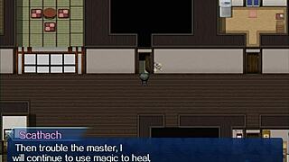 scathach fujino takes monster cock in anime game