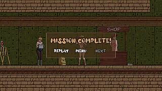 hailey's on a treasure adventure getting fucked in anal and pussy in this hentai game part 1