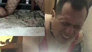 Gay prostitute in USA uses two big dildos on camera