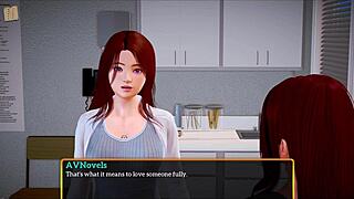 In my new family cartoon game, redhead joins the fun