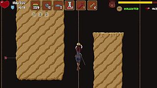 hailey's on a treasure adventure getting fucked in anal and pussy in this hentai game part 1