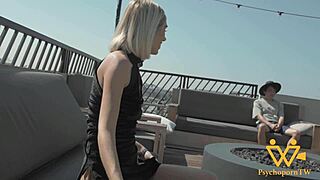 petite blonde housewife sky pierce couldn't resist huge cock on psychoporn net