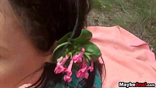 TINY TEEN ANNE ANGEL ASSFUCKED OUTDOORS