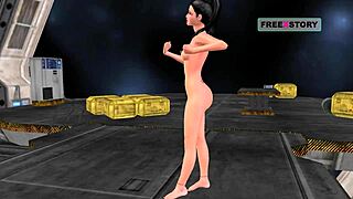 Animated 3D solo girl cartoon 😍