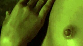 Erotic Brunette Dancer Feeling Hot And Bothered