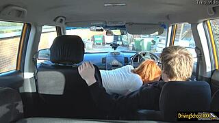 Redhead Ella Hughes Swallows Hot Cumload After Outdoor Blowjob And Handjob