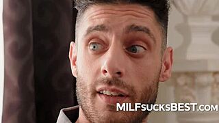 Testing Blowjob-Proof Lipstick on Chubby Cougar