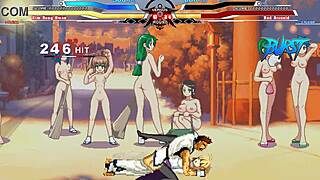 Mugen animation: Dongwan vs Arcued in a hardcore scene