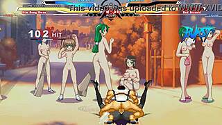 Mugen animation: Dongwan vs Arcued in a hardcore scene