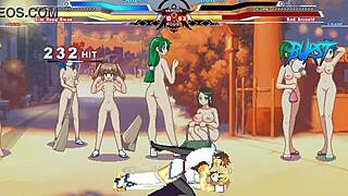 Mugen animation: Dongwan vs Arcued in a hardcore scene