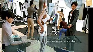 I explore Academy 150 in this hentai game.