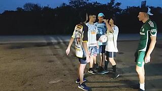 Wild Football Boys Hook Up in Brazilian Dorm