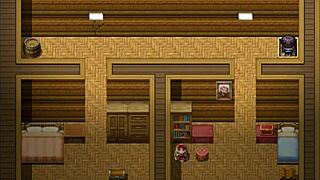 I play with furry and horsecock dildo in harem game