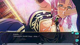 Kyonyuu Fantasy Emeralia Dominates In H-Scene Cumshot