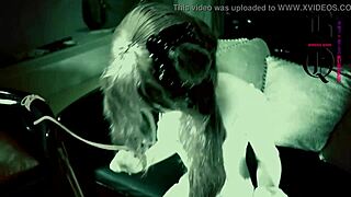 bound doll in latex mask and hood, tight bondage control