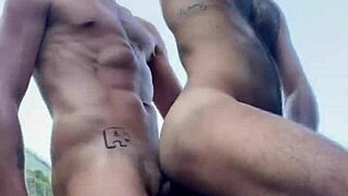 fucking on the rocks at abrico beach, amateurs having gay sex