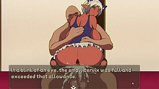 Hey, see this elf slut take a huge black cock in hentai?