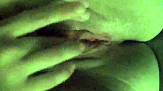 girlfriend fingers her wet pussy