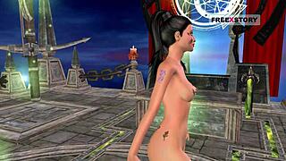 animated 3d cartoon porn video of indian teen 18+ giving sexy poses in many positions