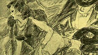 Dive into a vintage erotic illustration from Japanese anime with a retro hentai vibe.