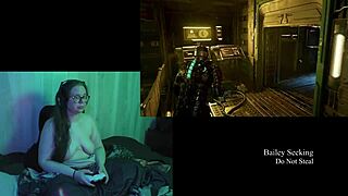 Naked Gamer Plays Deadspace Excitingly!
