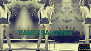 Perfect argentinian model strips from small bikini