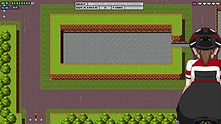 I flash my big tits while riding the bike outdoors