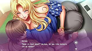 feeling so aroused by big tits in anime