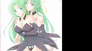 Nude anime girls in sexy poses and situations (Ecchi)