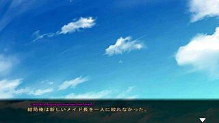 Holy crap, maid-san orgy in final game scene! Insane!