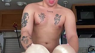 Hot guy fucks his life size toy since girl wasn't home