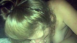 wife suckin husbands big cock deepthroat like a good milf