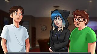 Exploring summertime saga in episode 159 with amateur characters