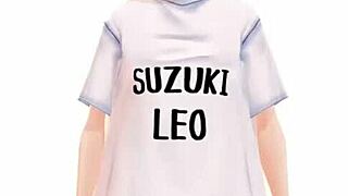 i saw the leo anime girl getting naked in gravure