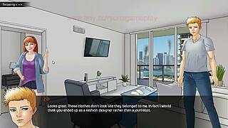 Hot Damn, Red-Haired Lady Bangs in ZB Hentai Game!