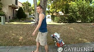 Are these fellows having intense homosexual sex?