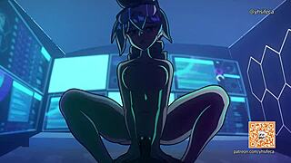 Bold 2D Hentai Riding Cowgirl