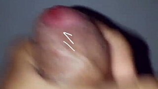 Gay man masturbates to cum